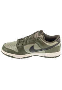Nike - Buty sportowe Sneakersy unisex, Dunk Low Retro. Kolor: zielony. Sport: turystyka piesza