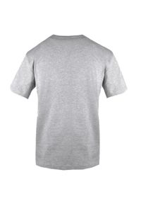Koszulka Męska (T-Shirt) - Pako Jeans - U-Neck - Popielata. Okazja: na co dzień. Kolor: szary. Materiał: bawełna. Wzór: nadruk. Styl: casual