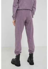 Answear Lab Spodnie bawełniane damskie kolor fioletowy. Stan: podwyższony. Kolor: fioletowy. Materiał: bawełna #3