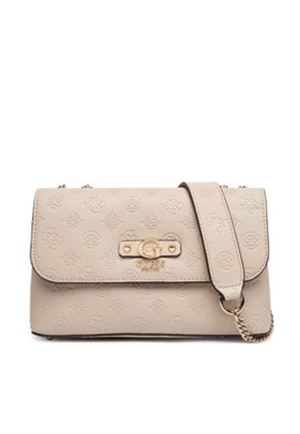 Guess Torebka Dita HWPD76 02210 Beżowy. Kolor: beżowy. Materiał: skórzane