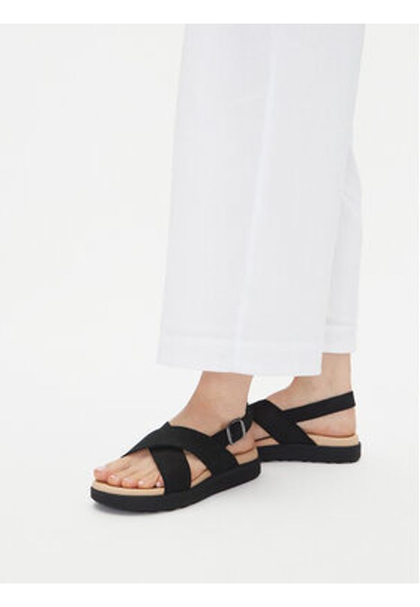 keen - Keen Sandały Elle Luxe1030522 Czarny. Kolor: czarny. Materiał: nubuk, skóra