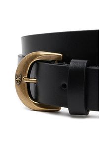 Calvin Klein Jeans Pasek Damski Casual Center Pin Buckle 25MM LV04K7009G Czarny. Kolor: czarny. Materiał: skóra
