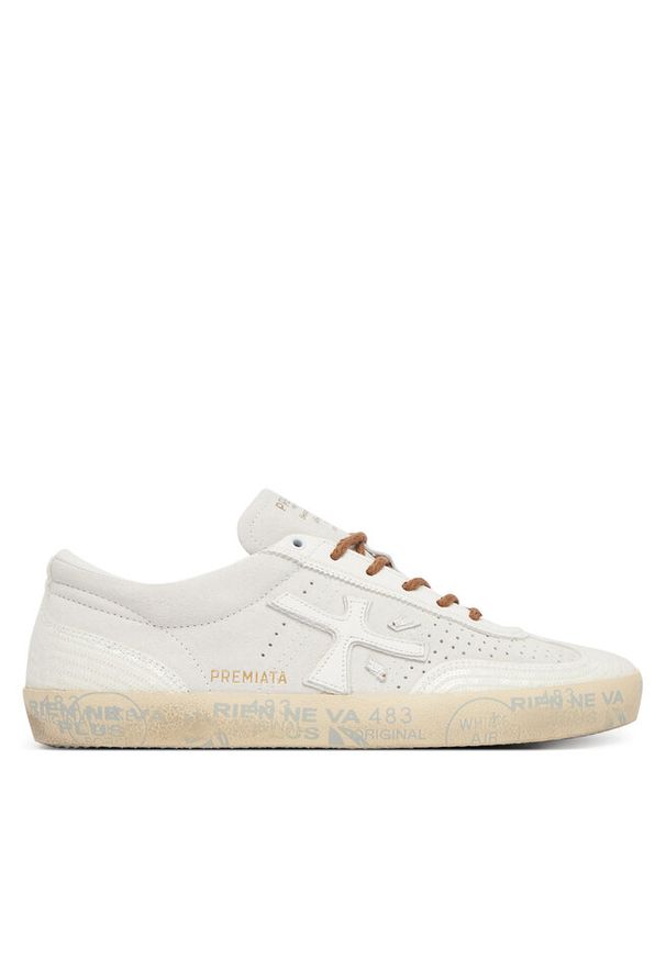 Sneakersy Premiata. Kolor: biały