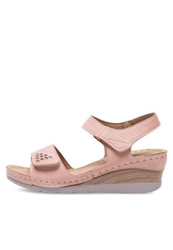 Clara Barson Sandały WYL0510-23 Różowy. Kolor: różowy. Materiał: skóra