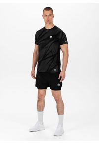 PITBULL - Koszulka męska Pitbull Mesh Performance Pro plus Dot Camo II. Kolor: szary. Materiał: mesh. Sport: fitness