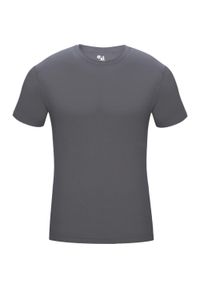 BADGER SPORT - Koszulka z krótkim rękawem Podkoszulek męski Pro Compression. Kolor: szary. Długość rękawa: krótki rękaw. Długość: krótkie. Sport: taniec, joga i pilates