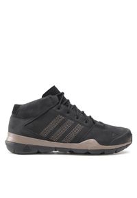 Adidas - adidas Trekkingi Anzit Dlx Mid M18558 Czarny. Kolor: czarny. Materiał: nubuk, skóra. Sport: turystyka piesza