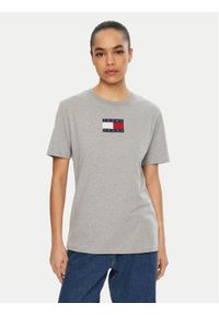 Tommy Jeans T-Shirt DW0DW20461 Szary Relaxed Fit. Kolor: szary. Materiał: bawełna