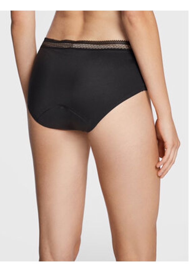 Chantelle Majtki menstruacyjne Period C16L40 Czarny. Kolor: czarny. Materiał: syntetyk