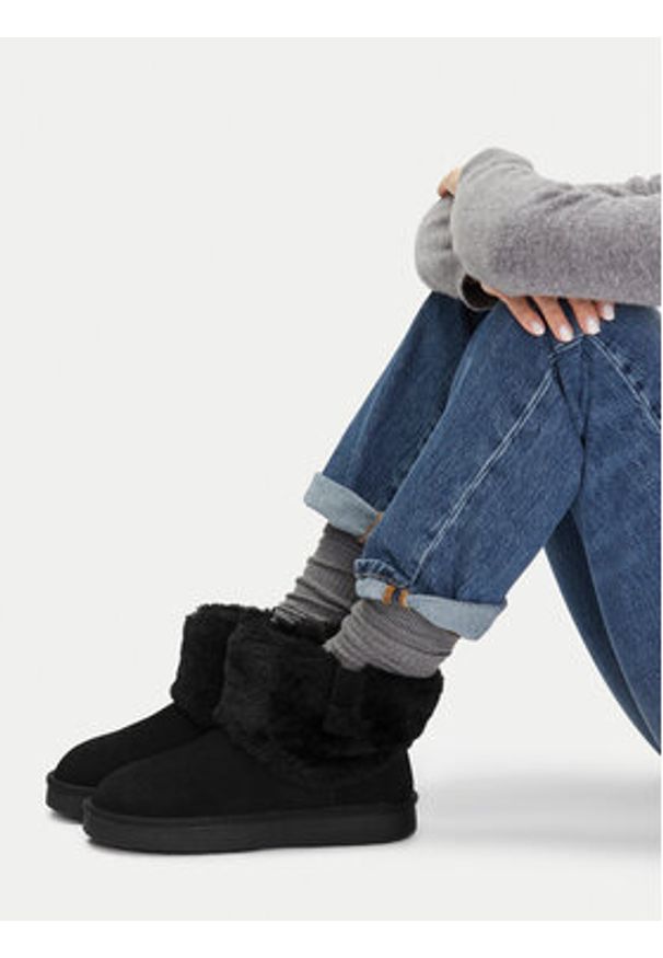 Lasocki Śniegowce CEO-HDR241212-18 Czarny. Kolor: czarny. Materiał: zamsz, skóra