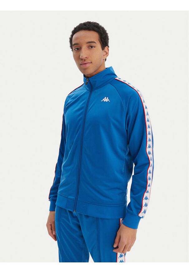 Kappa Bluza Banda Anniston 301EFU0 Niebieski Slim Fit. Kolor: niebieski. Materiał: syntetyk