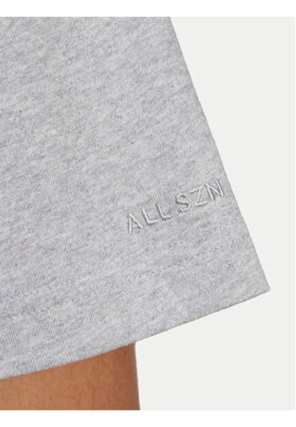 Adidas - adidas T-Shirt ALL SZN IY4138 Szary Loose Fit. Kolor: szary. Materiał: bawełna