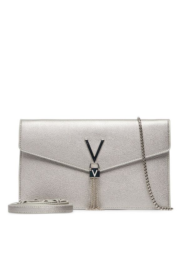 VALENTINO - Valentino Torebka Luxe VBS9XJ17 Srebrny. Kolor: srebrny. Materiał: skórzane