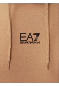 EA7 Emporio Armani Bluza 8NPM32 PJVRZ U6171 Beżowy Regular Fit. Kolor: beżowy. Materiał: bawełna