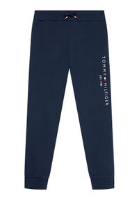 TOMMY HILFIGER - Tommy Hilfiger Spodnie dresowe Essential KS0KS00214 Granatowy Regular Fit. Kolor: niebieski. Materiał: bawełna