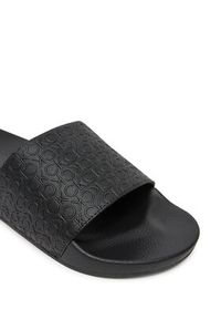Calvin Klein Klapki Pool Slide Mono HM0HM01968 Czarny. Kolor: czarny. Materiał: skóra #3