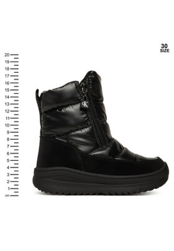 Calvin Klein Śniegowce Snow Boot V3A5-83140-1862 S Czarny. Kolor: czarny. Materiał: materiał