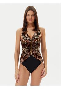 Miraclesuit Strój kąpielowy Tribal Tigress Charmer 6552269 Brązowy. Kolor: brązowy. Materiał: syntetyk