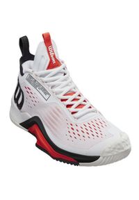 Buty tenisowe męskie Wilson Rush Tour MID. Kolor: biały, czerwony, czarny, wielokolorowy. Sport: tenis