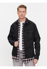 Pepe Jeans Kurtka jeansowa Pinners PM402885 Czarny Regular Fit. Kolor: czarny. Materiał: bawełna