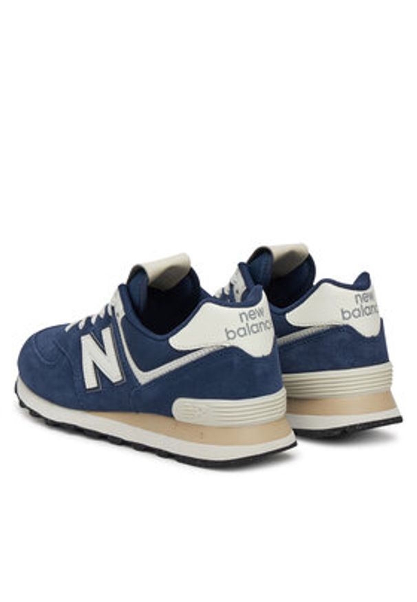 New Balance Sneakersy U574BCE Niebieski. Kolor: niebieski. Materiał: skóra, zamsz. Model: New Balance 574