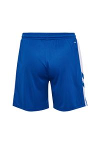 Szorty dla dzieci Hummel. Kolor: niebieski. Materiał: materiał. Styl: sportowy