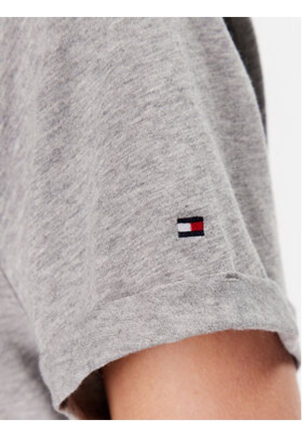 TOMMY HILFIGER - Tommy Hilfiger T-Shirt UW0UW04525 Szary Regular Fit. Kolor: szary. Materiał: bawełna