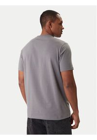 Karl Lagerfeld - KARL LAGERFELD T-Shirt 755780 561235 Szary Regular Fit. Typ kołnierza: dekolt w karo. Kolor: szary. Materiał: bawełna #5