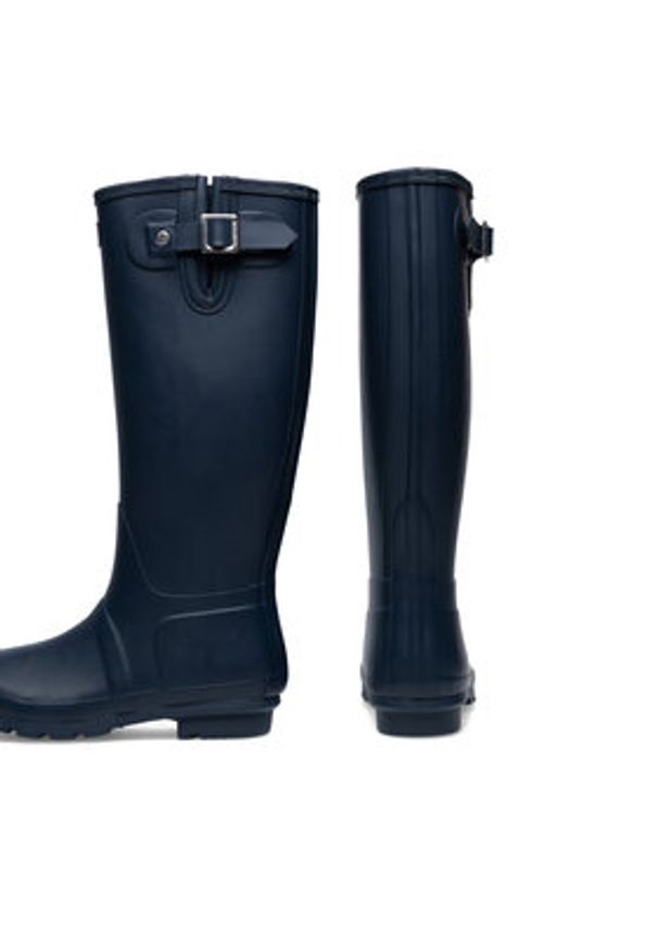 Hunter Kalosze HFW-006 Granatowy. Kolor: niebieski. Materiał: syntetyk