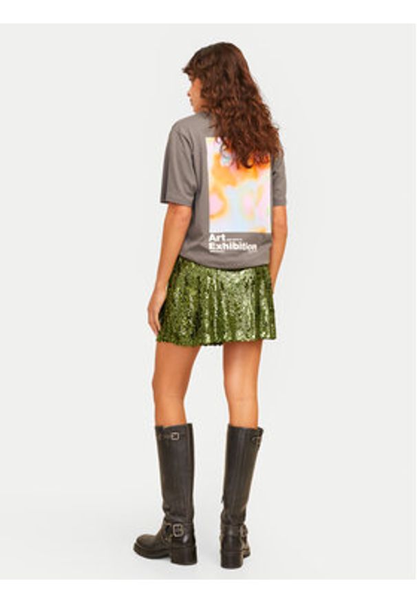 JJXX Spódnica mini Tara 12265330 Zielony Regular Fit. Kolor: zielony. Materiał: syntetyk