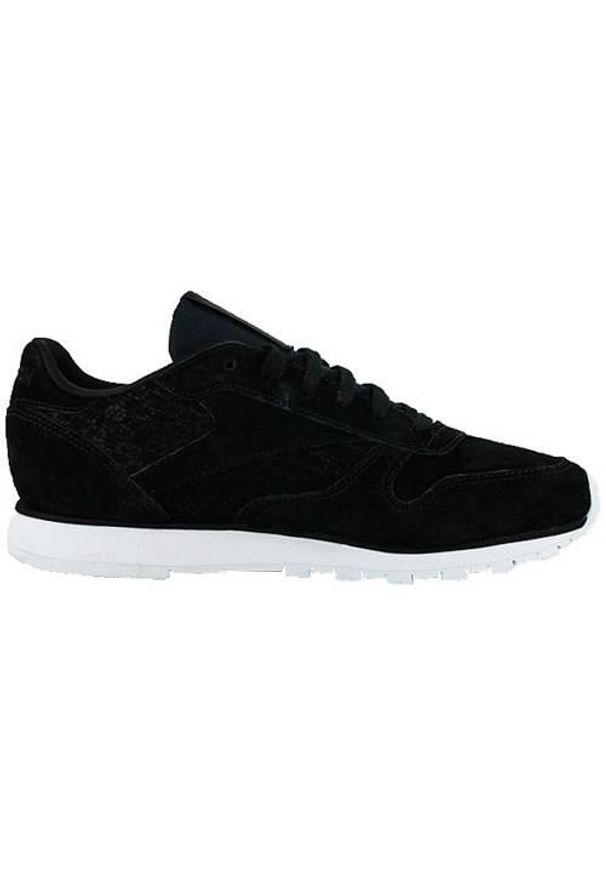 Buty do chodzenia damskie Reebok Classic Leather Woven Emb. Zapięcie: sznurówki. Kolor: wielokolorowy, czarny. Materiał: guma, materiał, syntetyk. Szerokość cholewki: normalna. Model: Reebok Classic. Sport: turystyka piesza