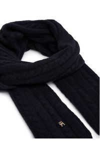 TOMMY HILFIGER - Tommy Hilfiger Szalik Timeless AW0AW16990 Granatowy. Kolor: niebieski. Materiał: akryl #3