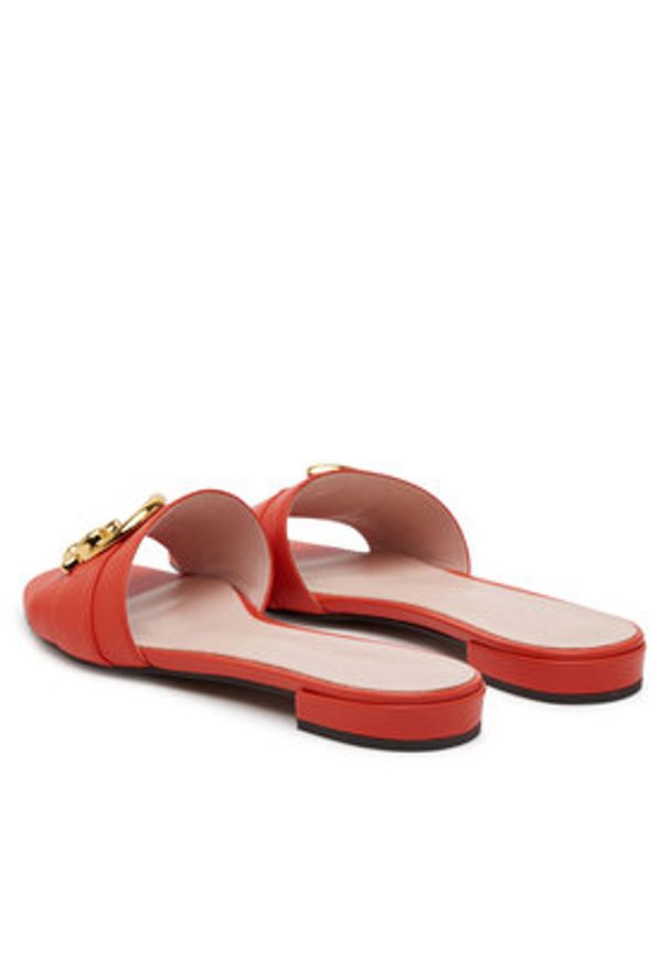Coccinelle Klapki E4 SB3 17 01 01 Czerwony. Kolor: czerwony. Materiał: skóra