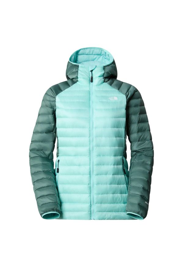 Kurtka turystyczna damska The North Face Bettaforca LT Down Hoodie. Kolor: niebieski. Materiał: poliester. Sport: turystyka piesza
