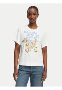 Marella T-Shirt Paraggi 2615971082 Biały Relaxed Fit. Kolor: biały. Materiał: bawełna #1