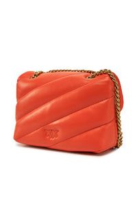 Pinko - PINKO Torebka Love Puff Baby Cl PE25 PLTT 100040 A0F2 Pomarańczowy. Kolor: pomarańczowy. Materiał: skórzane #5