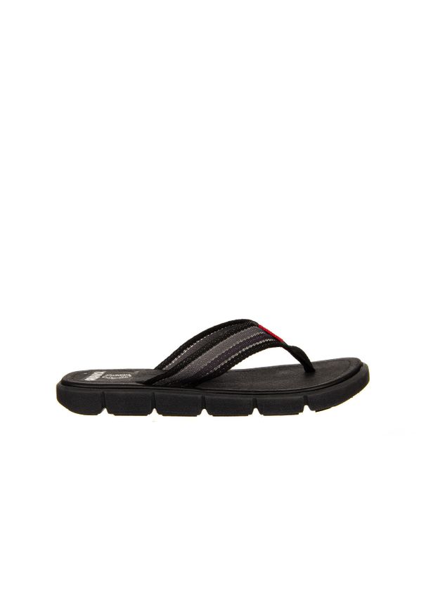 Japonki Azaleia 451-OP450 Black, Czarny, Materiał - 36. Okazja: na spacer, na co dzień. Kolor: czarny. Materiał: tkanina. Styl: casual, sportowy