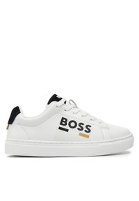 BOSS - Sneakersy Boss. Kolor: biały