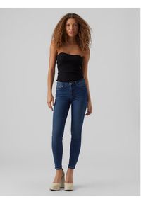 Vero Moda Jeansy June 10278817 Granatowy Slim Fit. Kolor: niebieski #4