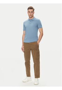 BOSS Polo Passenger 50507803 Niebieski Slim Fit. Typ kołnierza: polo. Kolor: niebieski. Materiał: bawełna #3