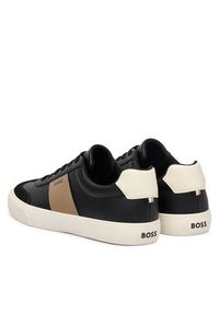 BOSS Sneakersy Aiden 50557852 Brązowy. Kolor: brązowy. Materiał: skóra #4