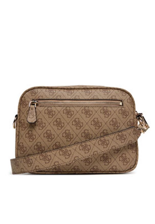 Guess Torebka Meridian II HWSG69 74140 Beżowy. Kolor: beżowy. Materiał: skórzane