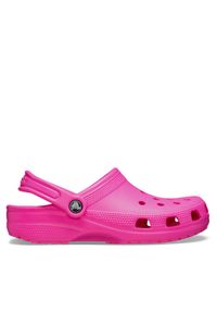 Crocs Klapki Classic 10001 Różowy. Kolor: różowy