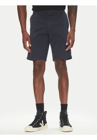 Mustang Szorty materiałowe Amsterdam 1016450 Granatowy Slim Fit. Kolor: niebieski. Materiał: bawełna #1