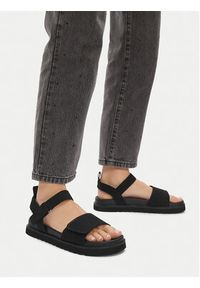 Jenny - JENNY Sandały HY86009-21 Czarny. Kolor: czarny. Materiał: materiał #8