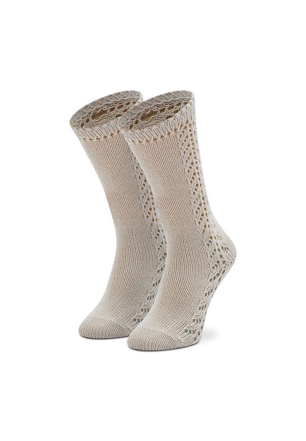 CONDOR - Skarpety długie Condor. Kolor: beżowy