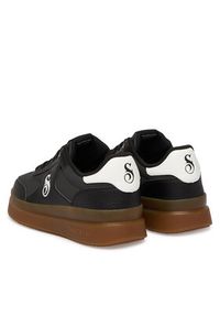 skechers - Skechers Sneakersy Snoop Dogg Courtside Urban 251200/BKW Czarny. Kolor: czarny. Materiał: skóra #6