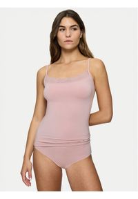 Triumph Top Feel Of Modal 10221654 Różowy Slim Fit. Kolor: różowy #1