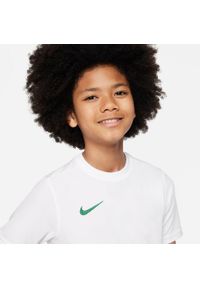 Koszulka treningowa chłopięca Nike JR Park Vii. Kolor: biały. Długość rękawa: krótki rękaw. Długość: krótkie