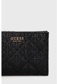 Guess portfel damski kolor czarny. Kolor: czarny. Materiał: materiał #4